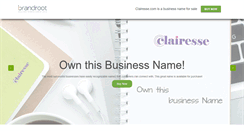 Desktop Screenshot of clairesse.com
