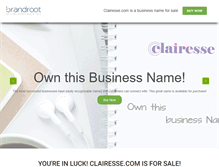 Tablet Screenshot of clairesse.com